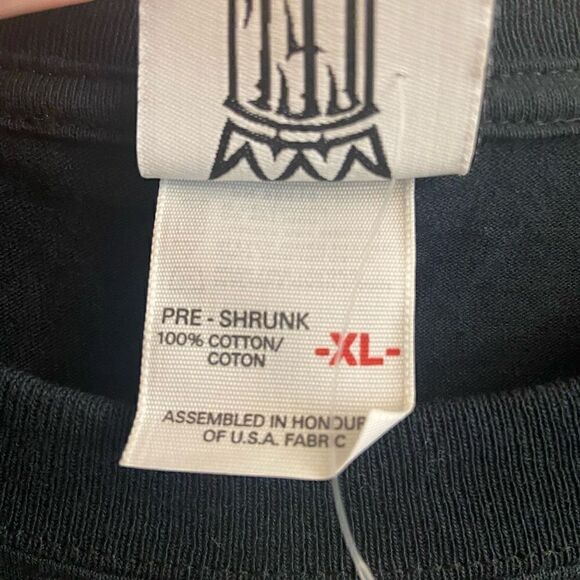 NEW West Coast Choppers JESSE JAMES AUTOGRAPH Black Tee XL Vintage Y2K - Picture 4 of 5